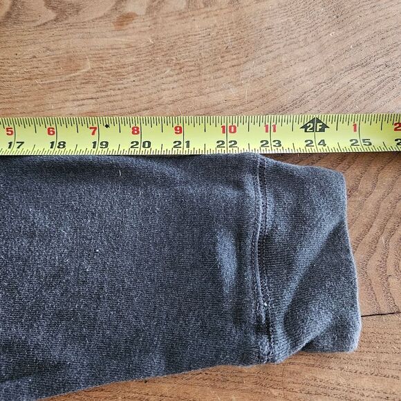 Old Navy Men's Grey Waffle Knit Crew Henley Long Sleeve Shirt Size L Y2K NWOT - Picture 4 of 8